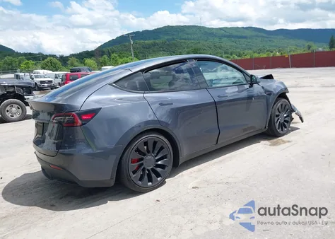 2022 Tesla Model Y Performance Dual Motor All-Wheel Drive из США, поврежденный, VIN 7SAYGDEF5NF534867